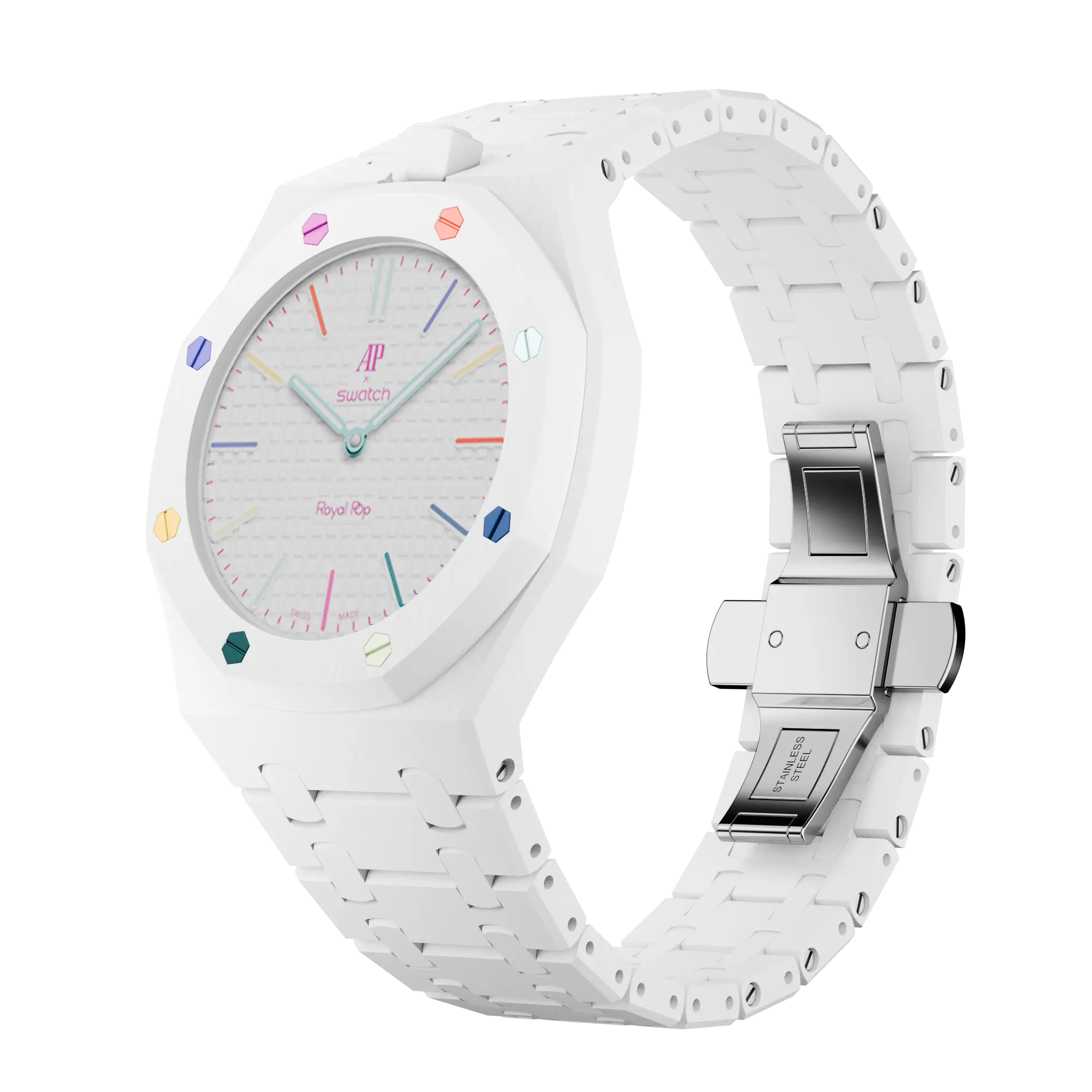Royal Pop - Bracelet Bioceramique - Blanc