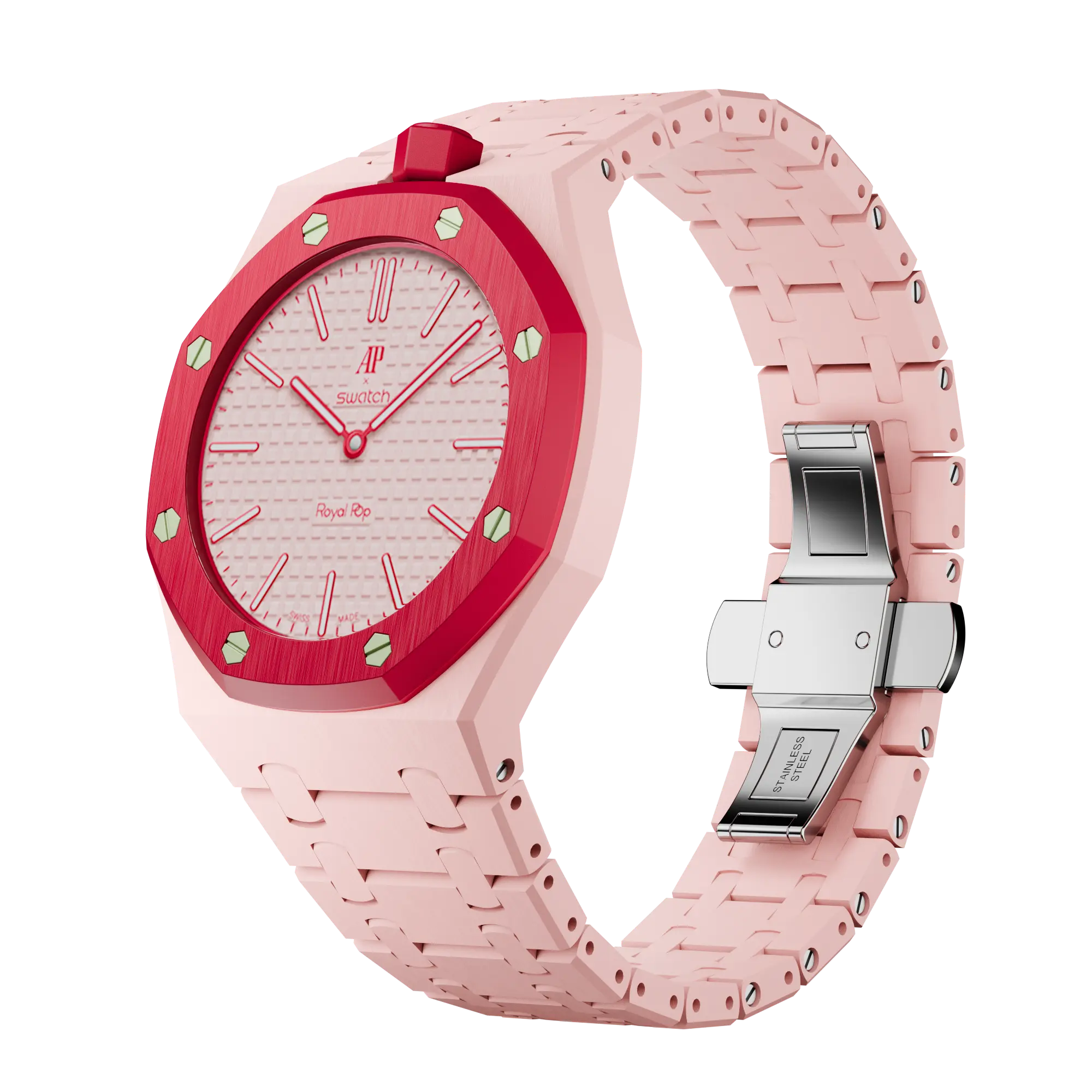 Royal Pop - Bracelet Bioceramique - Rose Pastel