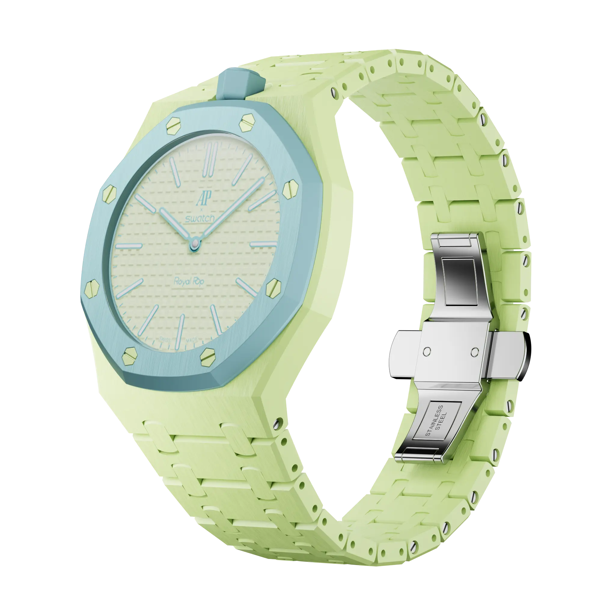 Royal Pop - Bracelet Bioceramique - Vert Pastel