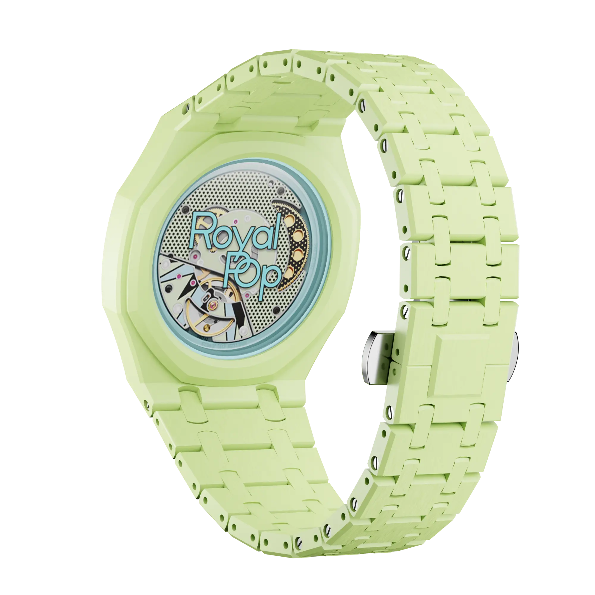 Royal Pop - Bracelet Bioceramique - Vert Pastel
